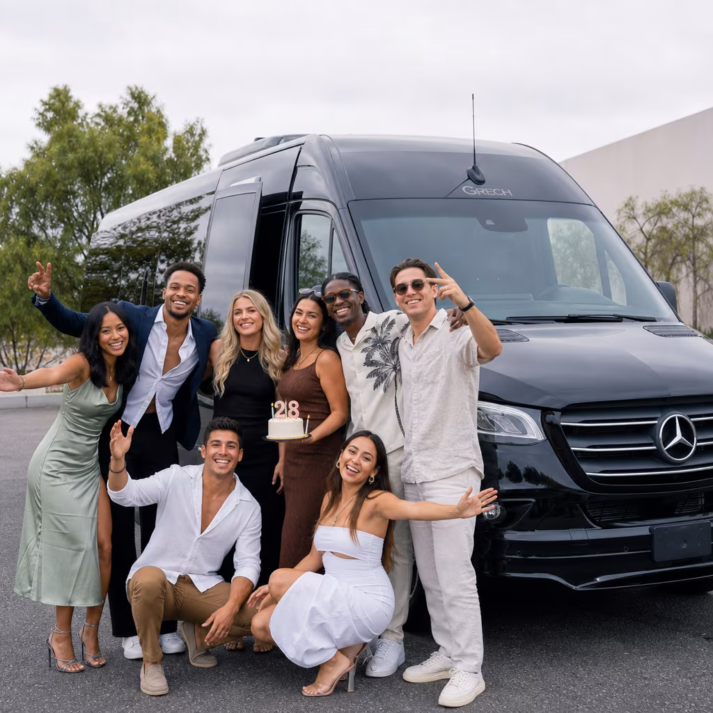 Birthday party bus